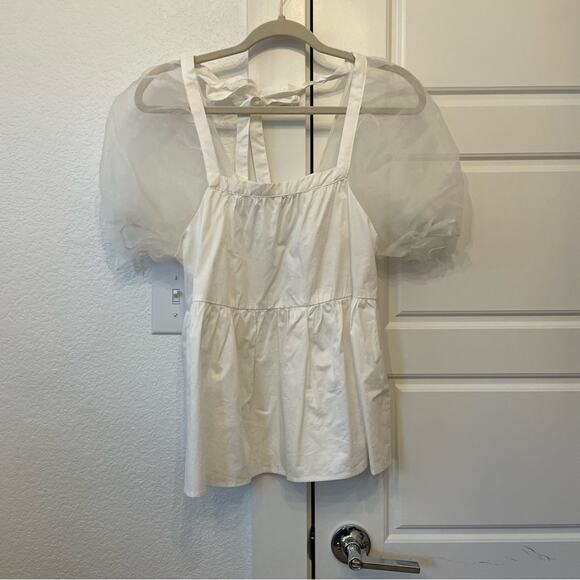 Tuckernuck Pomander Place Tinsley Puff Sleeve Top - Picture 3 of 7